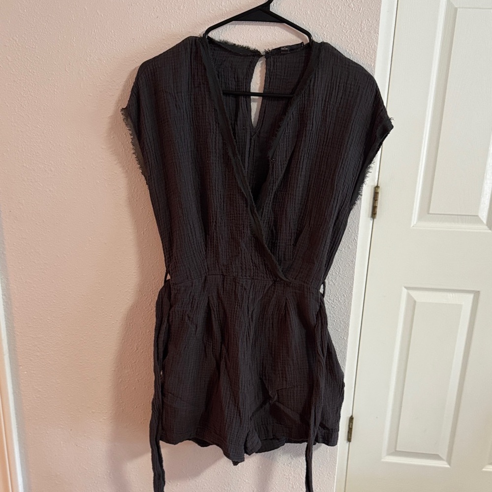 Grade & gather black romper